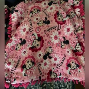 Handmade fleece blanket- crib size